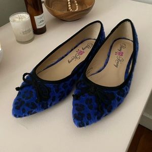 Blue leopard Shoes